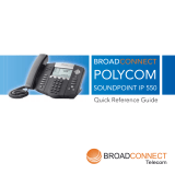 Polycom SoundPoint IP  550 Quick Reference Manual