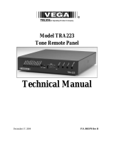 Telex TRA-223 User manual