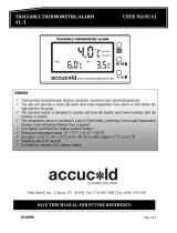 Summit BKRF15W Traceable Thermometer Instructions