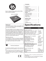 DLS Amplifier CA30 Owner's manual
