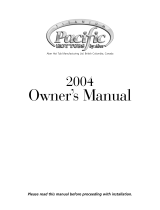 Aber Hot Tub Manufacturing Pacific 2004 User manual