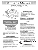 Fimco LG-3025 Owner's manual