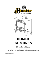 Hunter Stoves HERALD 5 SLIMLINE Installation And Operating Instructions Manual
