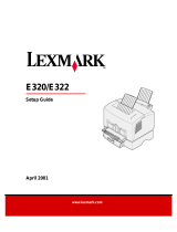 Lexmark 08A0332 - E322N 16PPM LASERPR 16MB-1200IQ USB FETH 220V Setup Manual