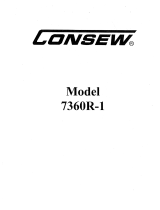 Consew 7360R-1 User manual