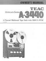 TEAC A-3440 Owner's manual