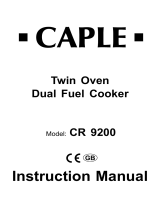 Caple CR 9200 User manual
