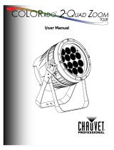 Chauvet COLORado 2-Quad Zoom Tour User manual