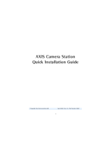 Axis Camera Station Quick Installation Manual