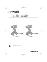 Hitachi WH 14DSDL Handling Instructions Manual