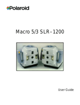 Polaroid MACRO 5-3 SLR–1200 User manual