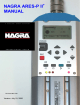 Nagra ARES-PII+ Owner's manual
