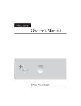Ayre Acoustics 3-Phase Power Supply User manual