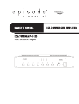 Episode ECA-70MIXAMP-1-60 Owner's manual