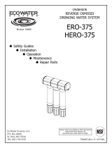 EcoWater ERO-375 User manual