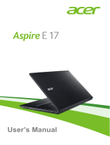 Acer Aspire E5-774 User manual