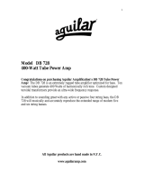 Aguilar DB 728 User manual