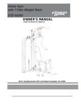 Fitness Gear STE-00300 Owner's manual