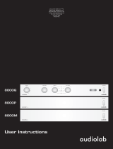 Audiolab 8000P User Instructions