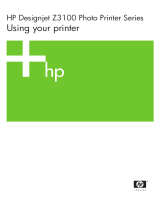 HP DesignJet Z3100 Photo Printer series User manual