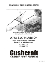 CUSHCRAFT A-744 Owner's manual