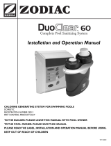 Zodiac Pool Systems DuoClear User manual