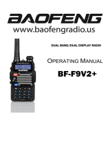 Baofeng UV-5RV2+ Operating instructions