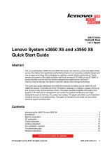 Lenovo System x3850 X6 Quick start guide
