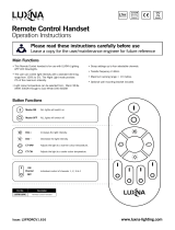 Luxna Lighting LXFRD10/RC Operation Instructions