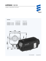 Espar Airtronic D4 Installation Instructions Manual