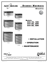 Alto-Shaam Drawer Warmers 500-1DN Installation Operation & Maintenance