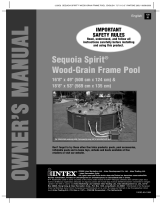 Intex Sequoia Spirit 18'8" x 53" Owner's manual