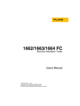 Fluke 1664 FC Installation Multifunction Testers User manual
