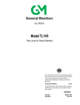 General Monitors TL105 Test Lamp Owner's manual