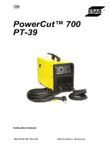 ESAB Powercut 700 User manual