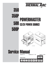 ESAB 350 350P 500 500P Powermaster CC/CV Power Source User manual