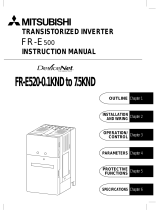 Mitsubishi Electric FR-E500(Device Net) User manual