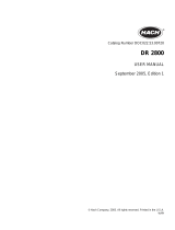 Hach DR 2800 User manual