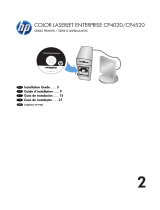 HP Color LaserJet Enterprise CP4525 Printer series Installation guide