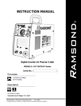 Ramsond CUT 50/ 70 DY Series Digital Inverter Air Plasma Cutter User manual