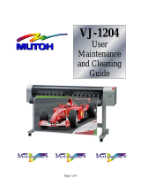 MUTOH ValueJet VJ-1204 User Maintenance And Cleaning Manual