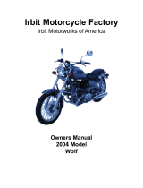 URAL Motorcycles Wolf 2003 Owner's manual