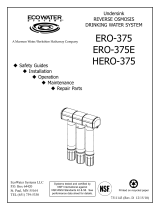 EcoWater ERO-375 User manual