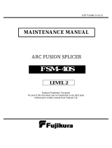 Fujikura FSM–40S Maintenance Manual