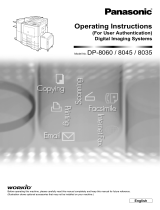 Panasonic DP8035 Operating instructions