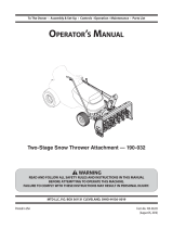 MTD Genuine Factory Parts OEM-190-032 User guide