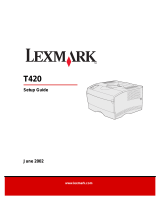 Lexmark 16H0126 - T 420d B/W Laser Printer Setup Manual