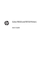 HP Scitex FB550 Printer User guide