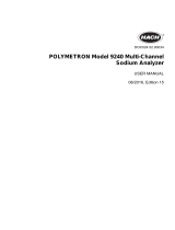 Hach polymetron 9240 User manual