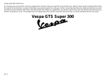 VESPA GTS Super 300 User manual